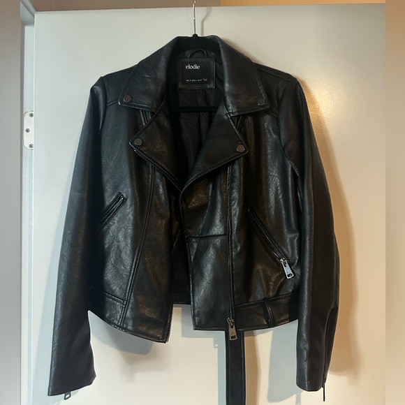 Black leather jacket - Picture 1 of 1
